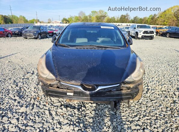 5NPDH4AE5GH653528 2016 HYUNDAI ELANTRA Black Widok z przodu