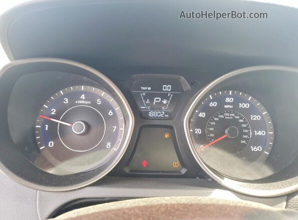 5NPDH4AE5GH653528 2016 HYUNDAI ELANTRA Black Widok zestawu wskaźników