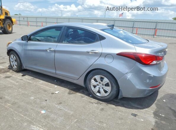 5NPDH4AE5GH672435 2016 HYUNDAI ELANTRA Silver Trasero izquierdo