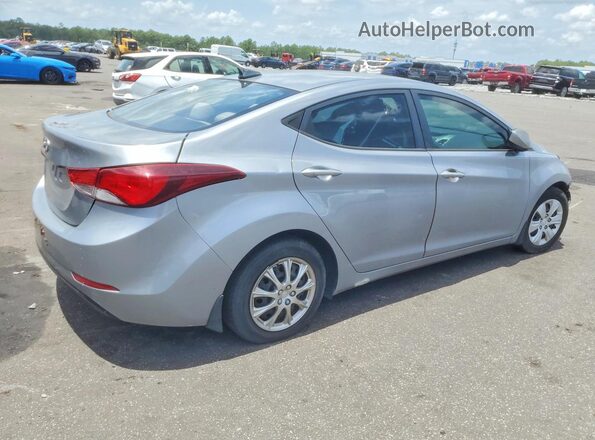5NPDH4AE5GH672435 2016 HYUNDAI ELANTRA Silver Trasero derecho