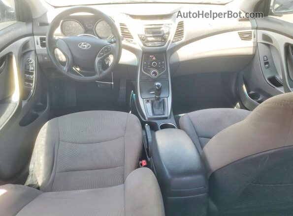 5NPDH4AE5GH672435 2016 HYUNDAI ELANTRA Silver Vista del salpicadero