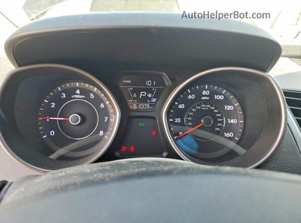 5NPDH4AE5GH673326 2016 HYUNDAI ELANTRA Black ხელსაწყოთა პანელის ხედი
