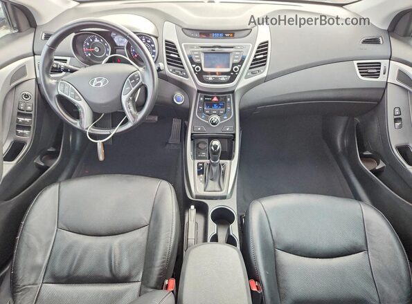5NPDH4AE5GH688764 2016 HYUNDAI ELANTRA Red Dashboard view
