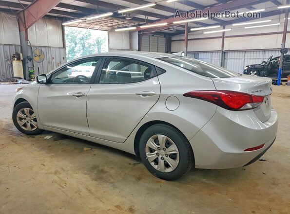 5NPDH4AE5GH698047 2016 HYUNDAI ELANTRA Silver Задня ліва чверть