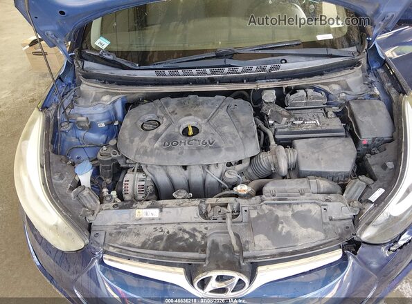 5NPDH4AE5GH705269 2016 HYUNDAI ELANTRA Blue Widok z tyłu