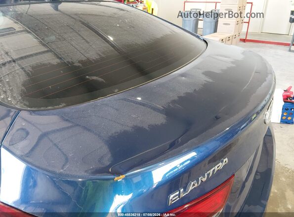 5NPDH4AE5GH705269 2016 HYUNDAI ELANTRA Blue Widok wnętrza 360 stopni