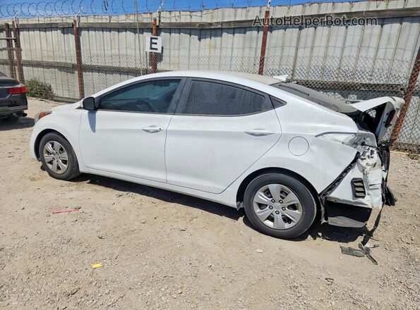 5NPDH4AE5GH707751 2016 HYUNDAI ELANTRA White Задня ліва чверть
