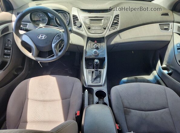 5NPDH4AE5GH707751 2016 HYUNDAI ELANTRA White Вид панелі приладів