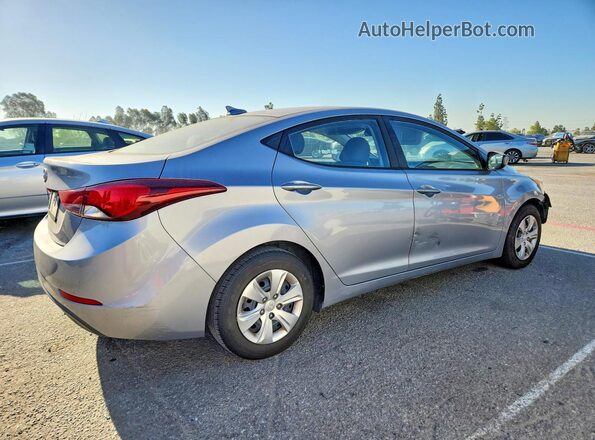 5NPDH4AE5GH717700 2016 HYUNDAI ELANTRA Silver Tył prawy