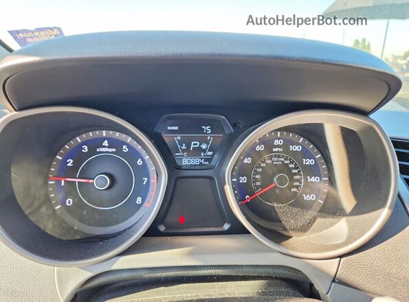 5NPDH4AE5GH717700 2016 HYUNDAI ELANTRA Silver Widok zestawu wskaźników