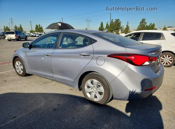 5NPDH4AE5GH717700 2016 HYUNDAI ELANTRA Silver Tył lewy