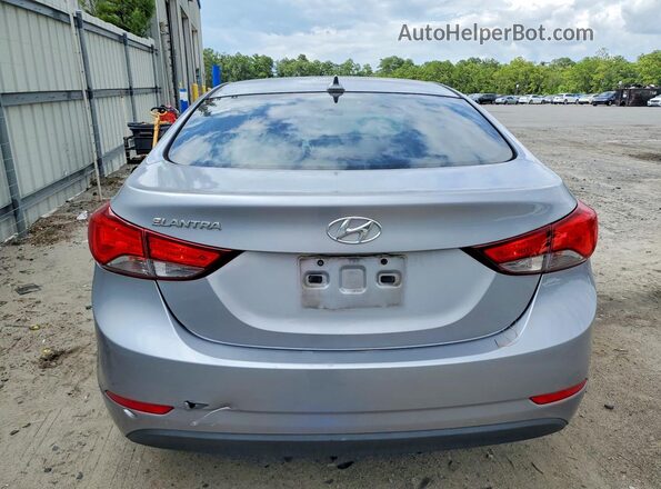 5NPDH4AE5GH719317 2016 HYUNDAI ELANTRA Gray Հետևի տեսք