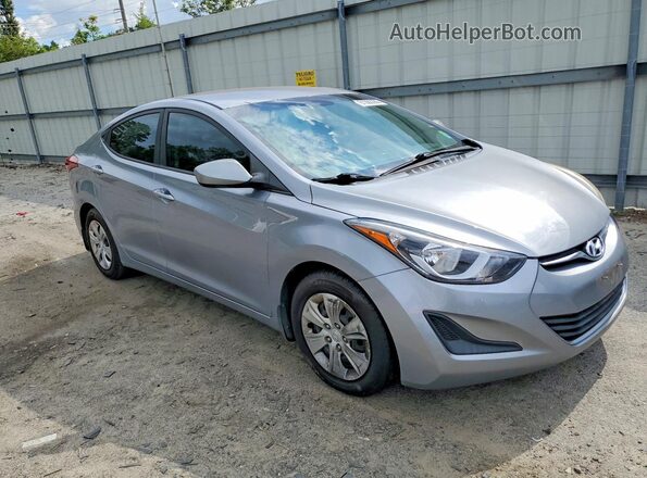 5NPDH4AE5GH719317 2016 HYUNDAI ELANTRA Gray Առջևի աջ