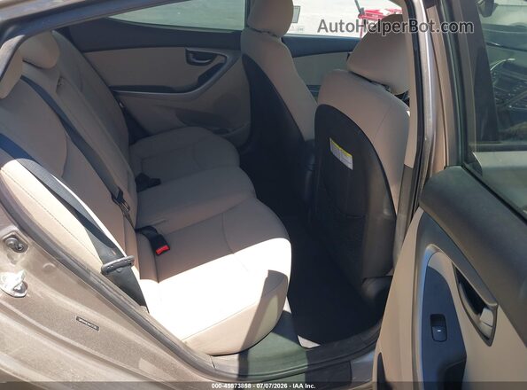 5NPDH4AE5GH721326 2016 HYUNDAI ELANTRA Бежевый Вид наклейки с VIN-кодом