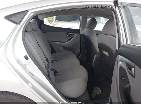 5NPDH4AE5GH725151 2016 HYUNDAI ELANTRA Silver VIN კოდის სტიკერის ხედი