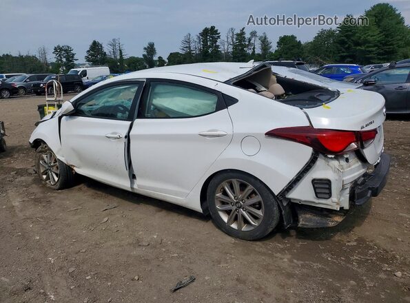 5NPDH4AE5GH728843 2016 HYUNDAI ELANTRA White უკანა მარცხენა