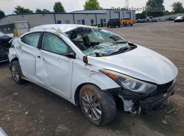5NPDH4AE5GH728843 2016 HYUNDAI ELANTRA White წინა მარჯვენა