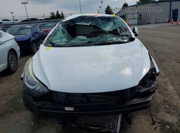 5NPDH4AE5GH728843 2016 HYUNDAI ELANTRA White წინა ხედი