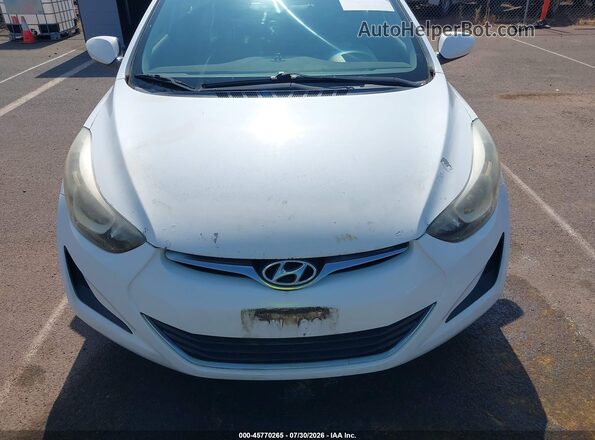 5NPDH4AE5GH740118 2016 HYUNDAI ELANTRA White წინა ხედი