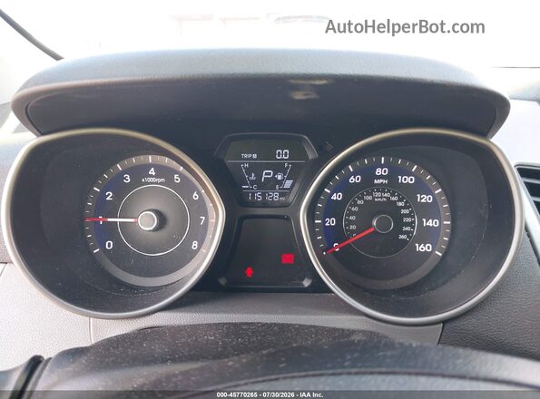 5NPDH4AE5GH740118 2016 HYUNDAI ELANTRA White უკანა სავარძლების ხედი