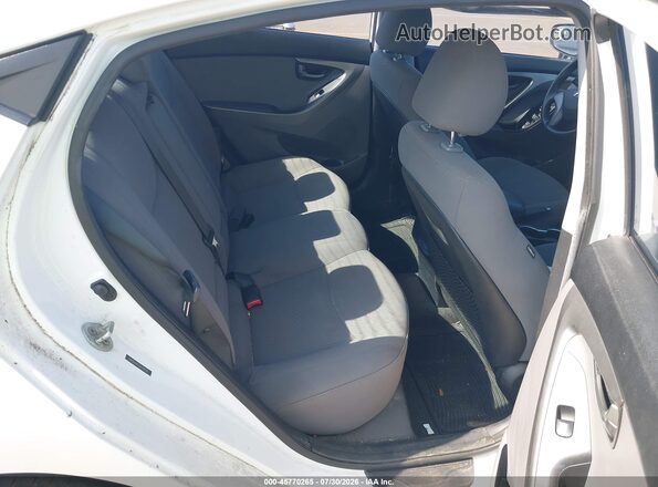 5NPDH4AE5GH740118 2016 HYUNDAI ELANTRA White VIN კოდის სტიკერის ხედი