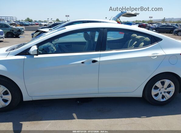 5NPDH4AE5GH760434 2016 HYUNDAI ELANTRA White სალონის 360-გრადუსიანი ხედი