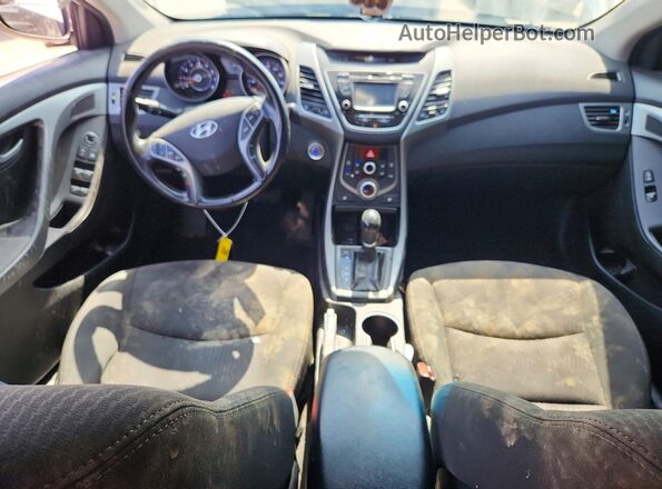 5NPDH4AE5GH767819 2016 HYUNDAI ELANTRA White წინა პანელის ხედი