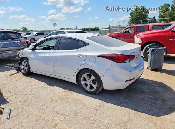 5NPDH4AE5GH767819 2016 HYUNDAI ELANTRA White უკანა მარცხენა