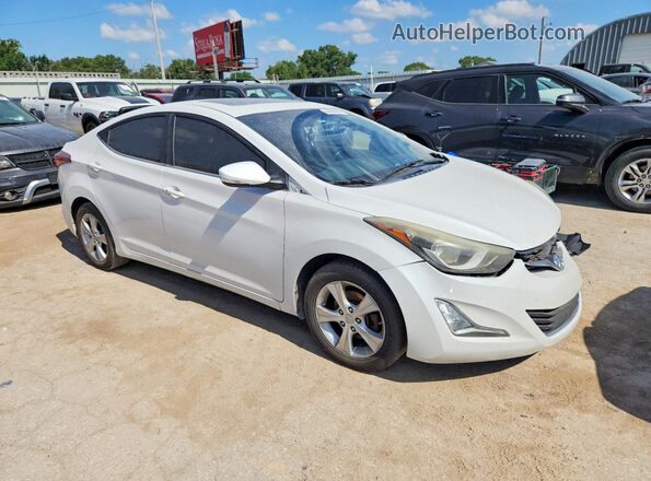 5NPDH4AE5GH767819 2016 HYUNDAI ELANTRA White წინა მარჯვენა