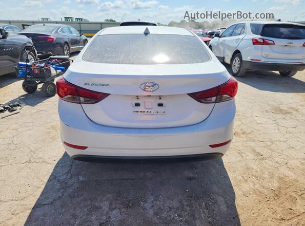 5NPDH4AE5GH767819 2016 HYUNDAI ELANTRA White უკანა ხედი