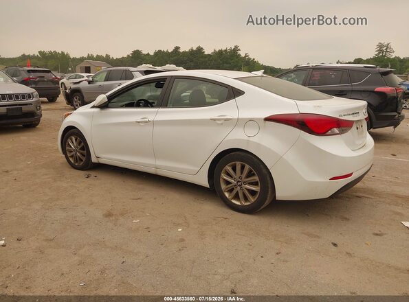 5NPDH4AE5GH772244 2016 HYUNDAI ELANTRA White Tył lewy