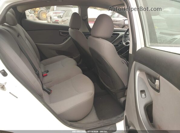5NPDH4AE5GH772244 2016 HYUNDAI ELANTRA White Widok naklejki z numerem VIN