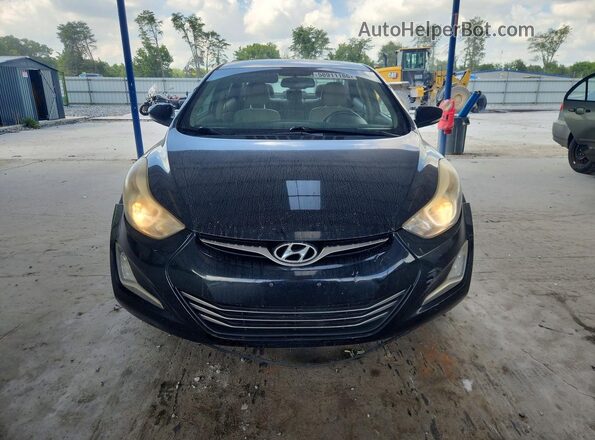 5NPDH4AE6GH655496 2016 HYUNDAI ELANTRA Черный Вид спереди