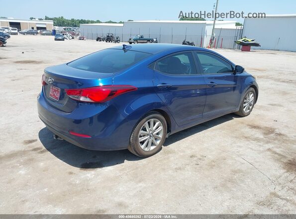 5NPDH4AE6GH660049 2016 HYUNDAI ELANTRA Gray Rear right