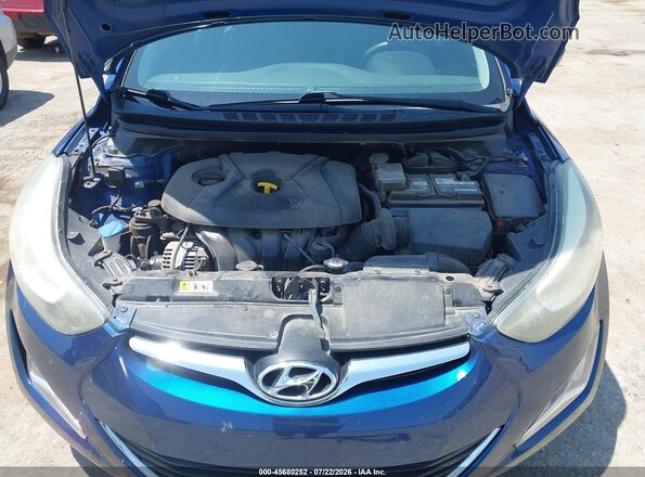 5NPDH4AE6GH660049 2016 HYUNDAI ELANTRA Gray Rear view