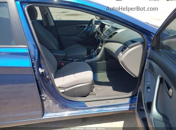 5NPDH4AE6GH660049 2016 HYUNDAI ELANTRA Gray Front interior view
