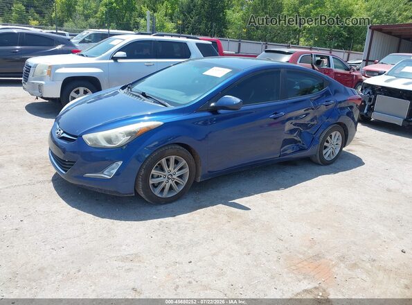 5NPDH4AE6GH660049 2016 HYUNDAI ELANTRA Gray Front left