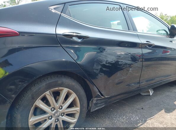 5NPDH4AE6GH661296 2016 HYUNDAI ELANTRA Black Вид спереду