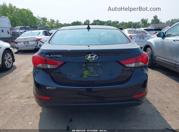 5NPDH4AE6GH661296 2016 HYUNDAI ELANTRA Black 