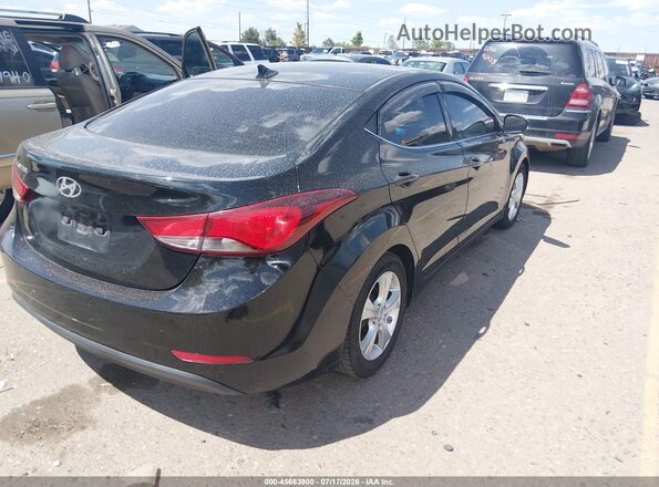5NPDH4AE6GH679975 2016 HYUNDAI ELANTRA Black Rear right