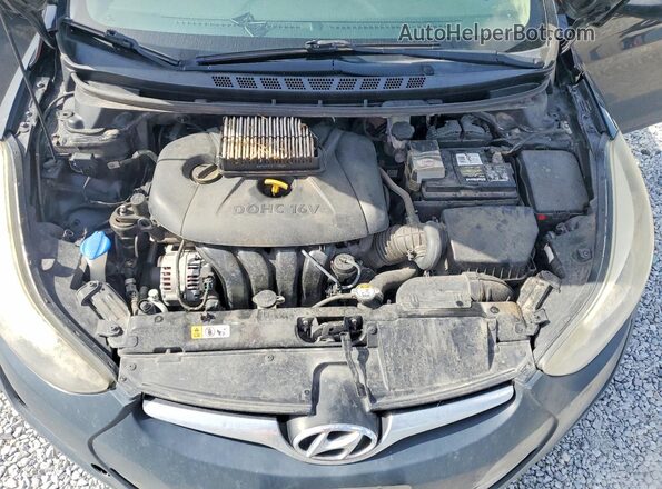 5NPDH4AE6GH689566 2016 HYUNDAI ELANTRA Black Vista interior trasera
