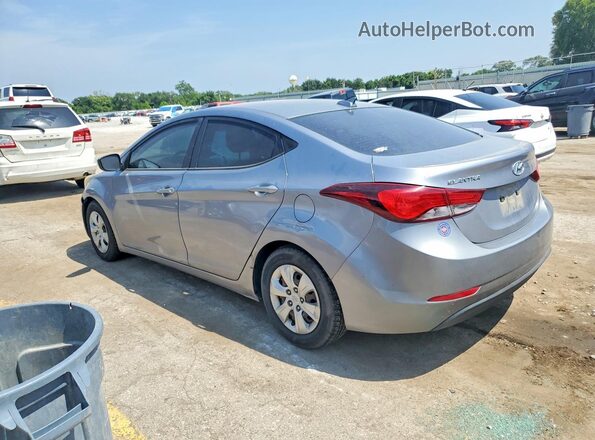5NPDH4AE6GH701456 2016 HYUNDAI ELANTRA Silver Հետևի ձախ