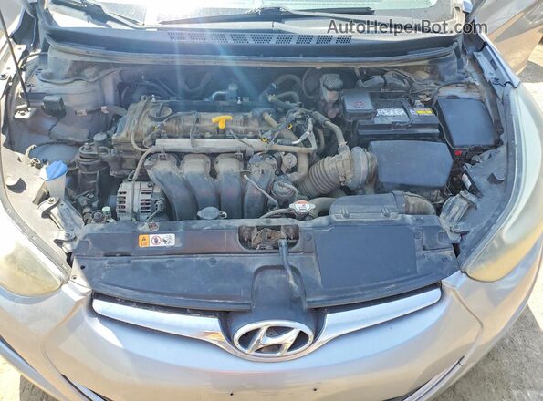 5NPDH4AE6GH701456 2016 HYUNDAI ELANTRA Silver Սալոնի հետևի տեսք