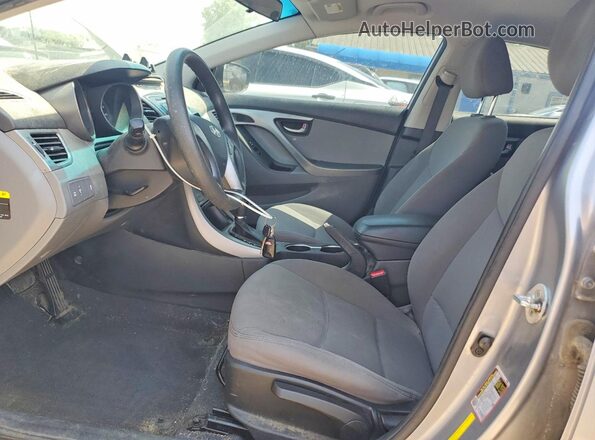 5NPDH4AE6GH701456 2016 HYUNDAI ELANTRA Silver Սալոնի դիմացի տեսք