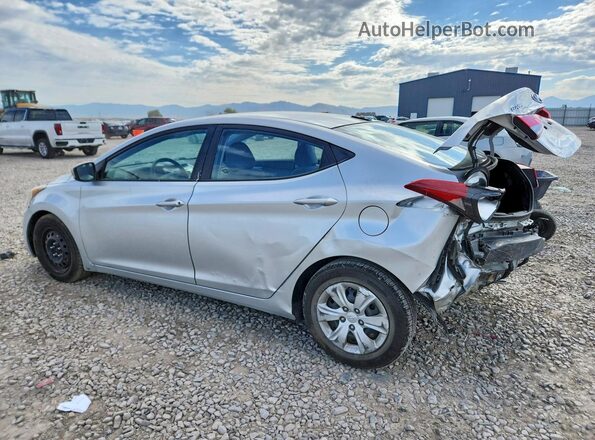 5NPDH4AE6GH708536 2016 HYUNDAI ELANTRA Silver Rear left