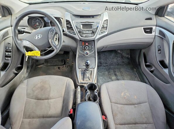 5NPDH4AE6GH708536 2016 HYUNDAI ELANTRA Silver Dashboard view