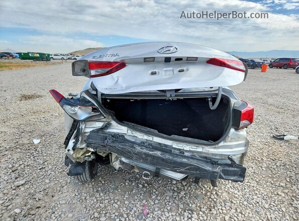 5NPDH4AE6GH708536 2016 HYUNDAI ELANTRA Silver Rear view