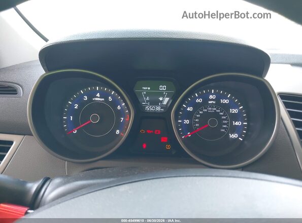 5NPDH4AE6GH711842 2016 HYUNDAI ELANTRA White Vista de los asientos traseros