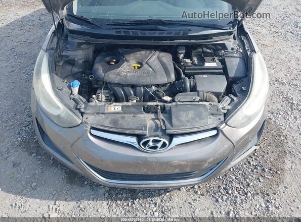5NPDH4AE6GH715180 2016 HYUNDAI ELANTRA Gray Rear view