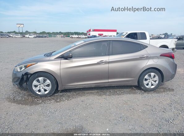 5NPDH4AE6GH715180 2016 HYUNDAI ELANTRA Gray 360 interior view